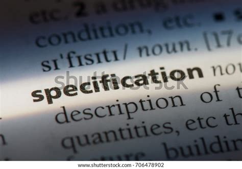 Image result for Define Specification