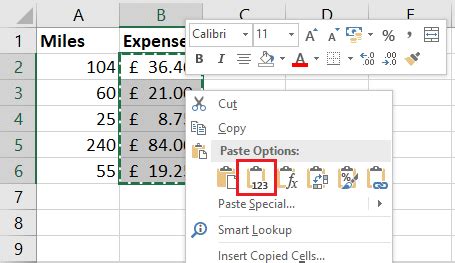 Image result for Excel Paste Values Icon