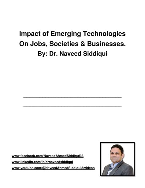 Image result for Emerging Technology Impact