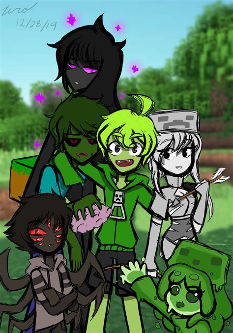 Image result for Minecraft Anime Mobs