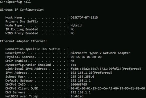 Image result for Linux Check IPConfig