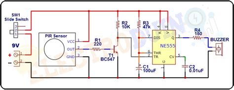 Image result for Simple LED Circuit with PIR Sensor