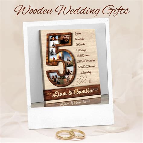 Top 9+ Unique Wooden Wedding Gifts Ideas for Couple to Celebrate ...