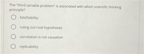 Image result for Third Variable Problem