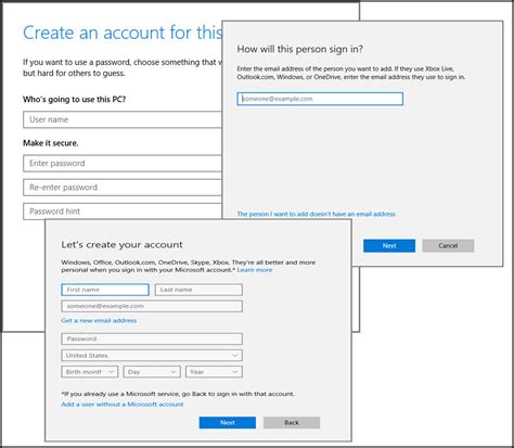 Creating User Account に対する画像結果