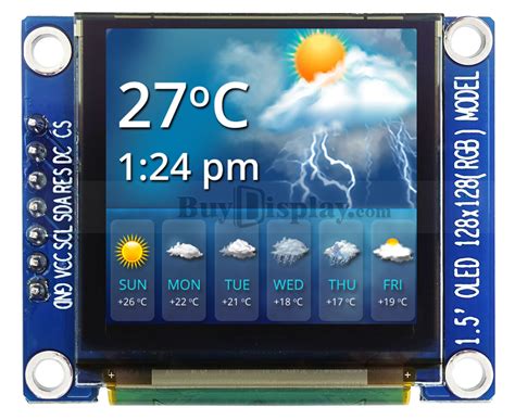 Image result for Arduino OLED-Display Dimensions