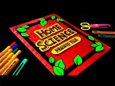 Image result for Home Science Project File Cover Design