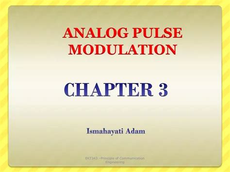 Image result for Analog Pulse Modulation