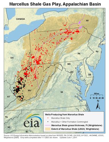 Toradh íomhá ar Marcellus Shale Fracking