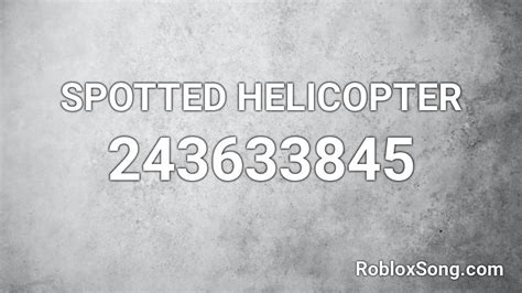 Image result for Roblox Music Code Helikopter
