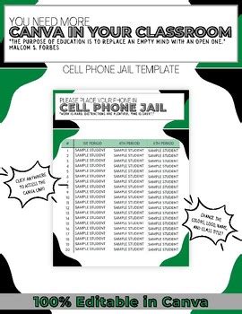 Image result for Cell Phone Jail Printables
