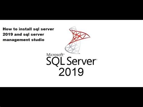Afbeeldingsresultaten voor How to Install SQL Server 2019
