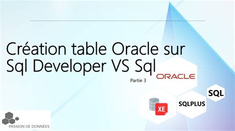Image result for SQL Developer Entre Nouvelle Table