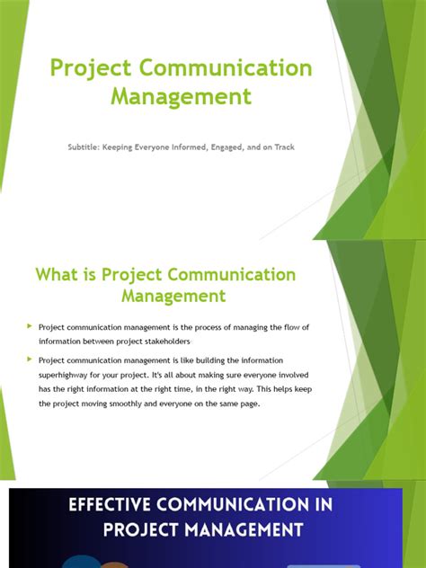 Image result for Project Communication Management Overview