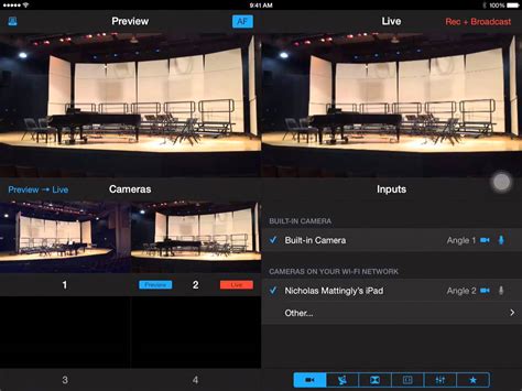 Toradh íomhá ar Switcher App On iOS Facebook Live