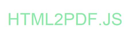 Html2pdf JavaScript に対する画像結果