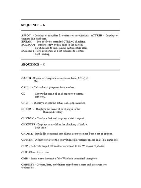 Image result for Batch File Cheat Sheet