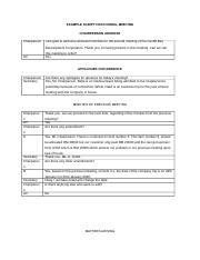 Formal Meeting Script Example に対する画像結果