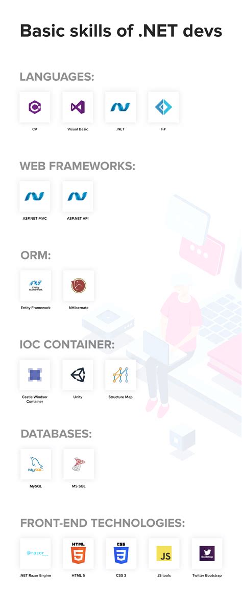 Toradh íomhá ar .Net Developer Skill Set