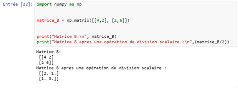 Python Tutoriel Matrice に対する画像結果
