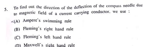 Image result for Compass Needle Deflection Figure