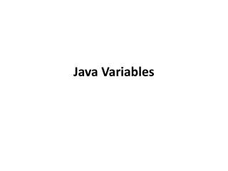 Image result for Variables in Java PPT