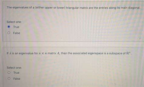 Image result for Lower Triangular Matrix Eigenvalues