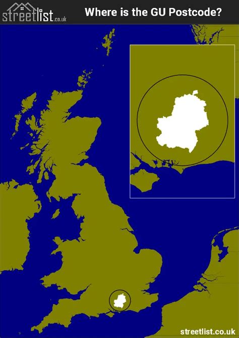 Toradh íomhá ar Gu Postcode Map UK