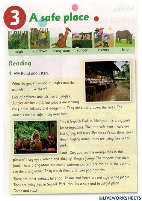 Image result for Safe Place Worksheet