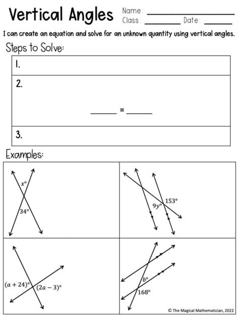 Vertical Angles Lesson に対する画像結果