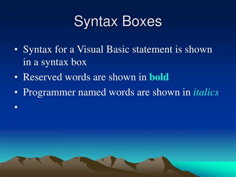 Image result for Syntax Box All Sizes