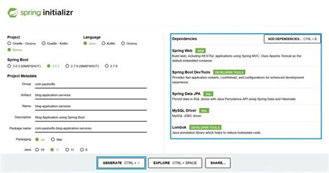Afbeeldingsresultaten voor Create Spring Boot Project