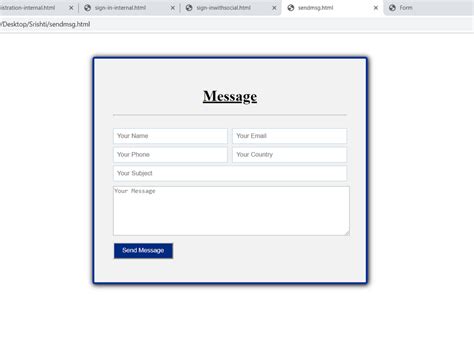 Image result for HTML Message Template