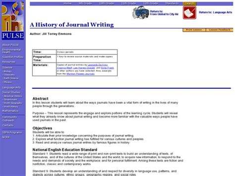 Image result for Journal Writing Lesson Plan