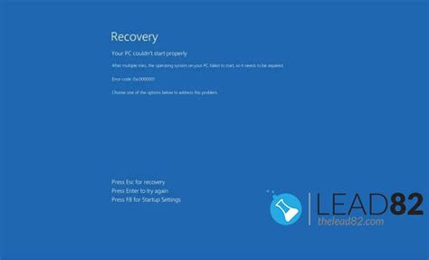 Toradh íomhá ar Set Auto Recovery On