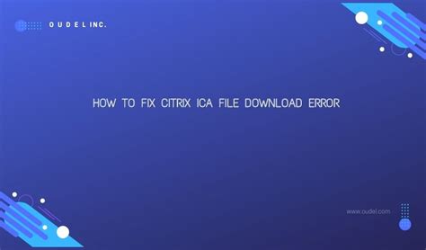 Image result for Install Error ICA Client Citrix