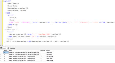 Toradh íomhá ar SQL String Split Get Value 1st Value