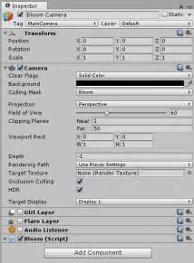 Image result for camera bloom unity