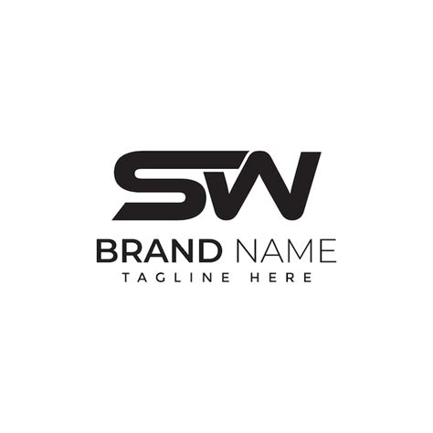 SW Text Logo Design に対する画像結果