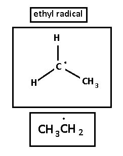 Afbeeldingsresultaten voor Ethyl Radical Formula