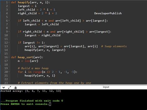 Image result for Implementation of Heap in Python