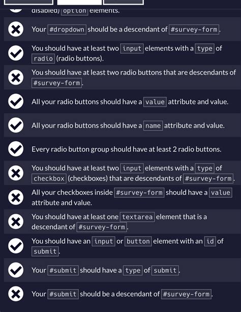 Image result for Survey Form HTML