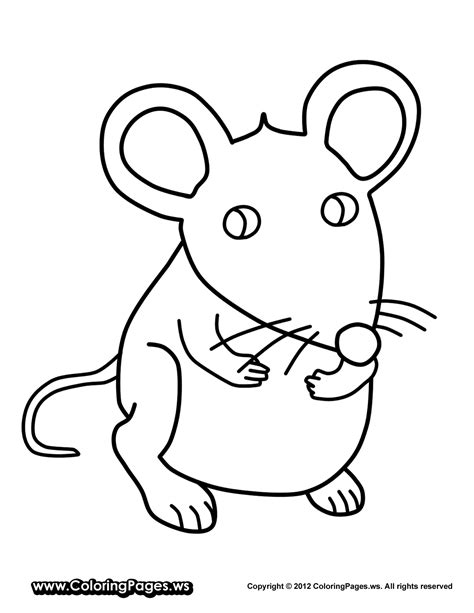 Library Mouse Coloring Page に対する画像結果
