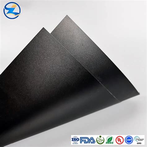 Transparent Black Sheets PVC Rigid Film Thin Black PVC Sheet for ...