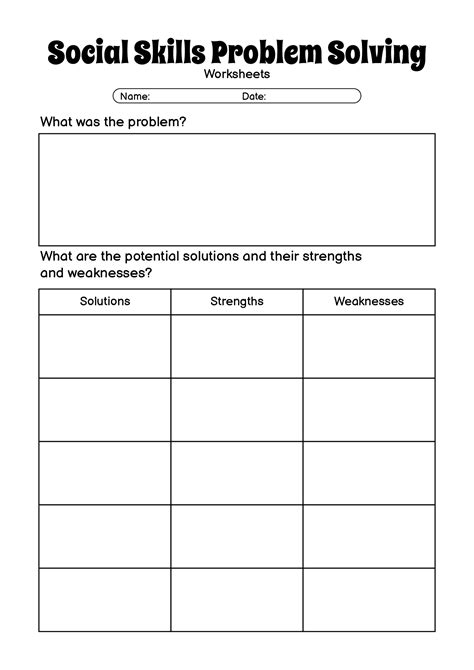 Toradh íomhá ar Free Problem Solving Worksheet.pdf