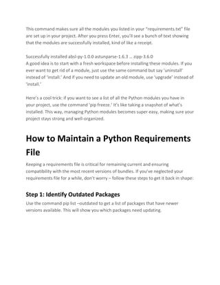 Image result for Install Python Requirements