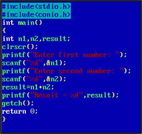 Image result for C Examples Program Iz