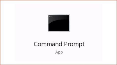 Toradh íomhá ar Command-Prompt Icon in Menu