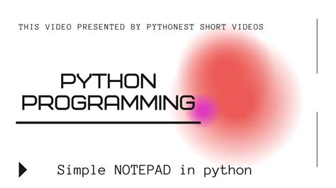 How to Write Text On Text Pad by Using Python Programm に対する画像結果