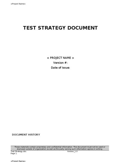 Image result for Test Strategy Document Title Page Image